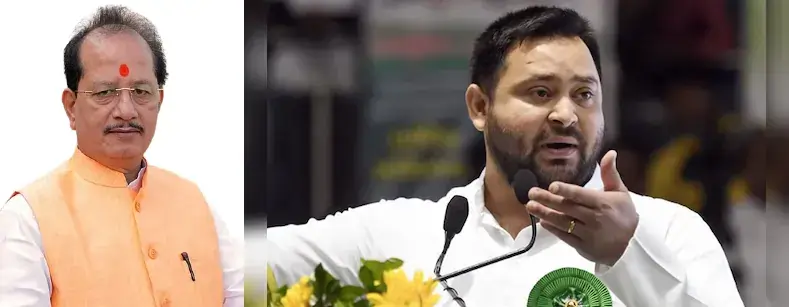 Tejashwi Yadav vs Vijay Sinha : दो वोटर कार्ड बनाम जंगलराज का युवराज, बिहार का ‘EPIC’ विवाद Tejashwi Yadav vs Vijay Sinha in bihar over EPIC Number