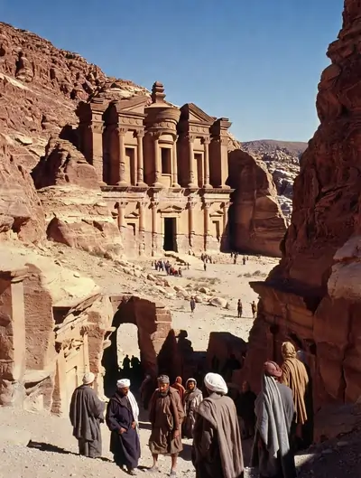 How lost mysterious desert city Petra discovered