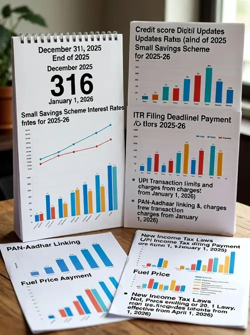 ITR credit score UPI new rules from new year