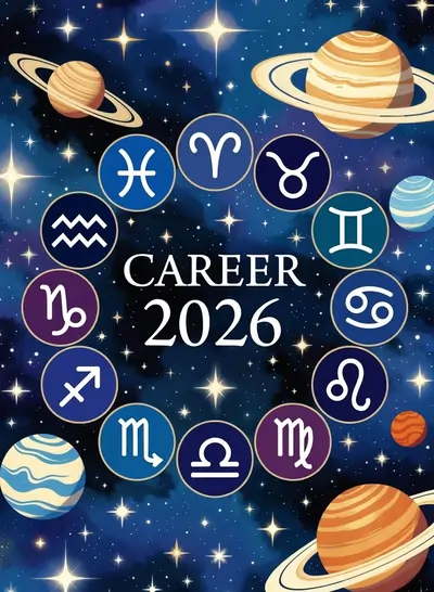 Career horoscope 2026 : सैलरी, प्रमोशन, पैसा – जानिए नए साल में कैसा होगा करियर राशिफल Yearly career horoscope 2026 Yearly rashifal