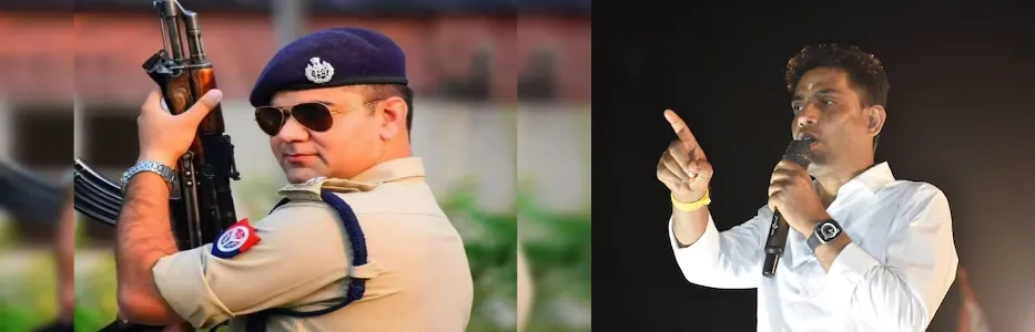 Singham vs Pushpa in Bengal election IPS Ajay Pal Sharma TMC row