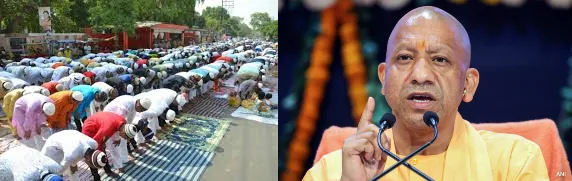 UP Live News Yogi warns against namaz on the streets