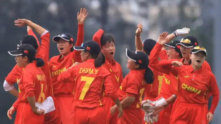बिना खेले आउट हुई चीन की टीम china womens cricket team out asian games 2026 bangladesh in semi final